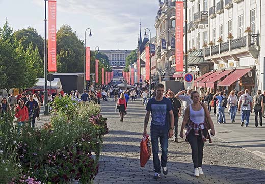 Karl Johans Gate Kuva: iStockphoto.com