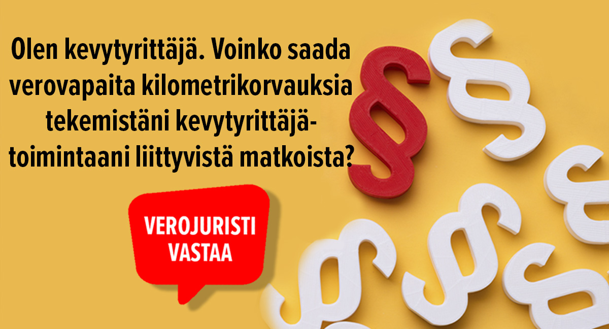 Kevytyrittäjän matkakulut: Voinko saada verovapaita kilometrikorvauksia?